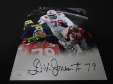 DAWAND JONES SIGNED 8X10 PHOTO OHIO STATE