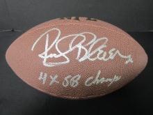 Rocky Bleier Signed Football JSA Witnessed