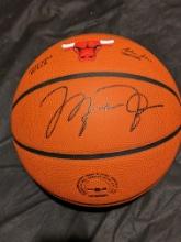 Michael Jordan autographed chicago bulls basketball with coa