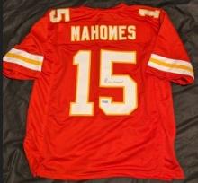 Patrick Mahomes II autographed jersey with coa