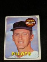 1969 Topps Baseball #413 Roland Sheldon