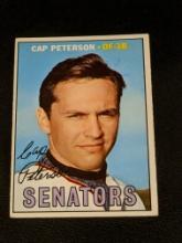 1967 Topps 387 Cap Peterson Washington Senators Vintage Baseball Card