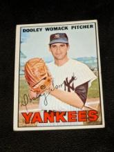 1967 Topps Dooley Womack #77 New York Yankees Vintage MLB Baseball Card