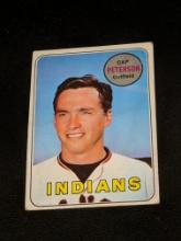 1969 Topps Cap Peterson #571 Vintage Cleveland Indians Baseball Card