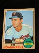 1968 Topps Baseball #268 Bob Humphreys Washington Senators Vintage Card