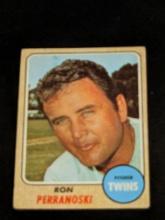 1968 Topps #435 Ron Perranoski Minnesota Twins MLB Vintage Baseball Card