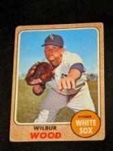 1968 WILBUR WOOD CHICAGO WHITE SOX TOPPS #585 VINTAGE BASEBALL CARD