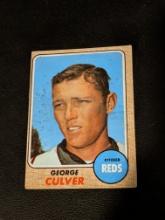 1968 Topps Baseball #319 George Culver