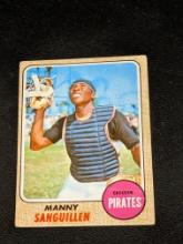 1968 Topps Baseball #251 Manny Sanguillen