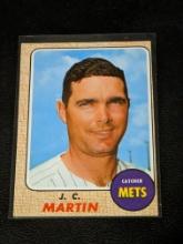 1968 Topps #211 J.C. Martin Vintage New York Mets Baseball Card