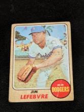 1968 Topps #457 Jim Lefebvre Los Angeles Dodgers Vintage Baseball Card