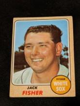 1968 Topps Baseball Card #444 Jack Fisher