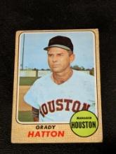 1968 Topps Baseball #392 Grady Hatton