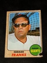 1968 Topps Baseball #267 Herman Franks