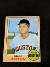 1968 Topps Baseball #392 Grady Hatton