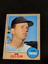 1968 Topps #91 Jim Ollom Vintage Minnesota Twins Baseball Card
