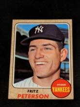 1968 Topps Baseball #246 Fritz Peterson