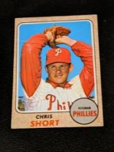 1968 Topps Chris Short Philadelphia Phillies #139 Vintage Baseball Card