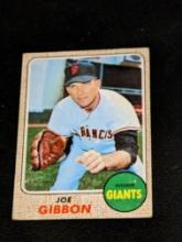 JOE GIBSON 1968 TOPPS VINTAGE CARD #32 SAN FRANCISCO GIANTS