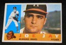 1960 Topps Baseball #266 Joe Jay Milwaukee Braves Vintage