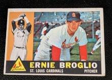 1960 Topps # 16--Ernie Broglio--St Louis Cardinals, Vintage