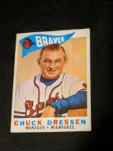 1960 Topps #213 Chuck Dressen Milwaukee Braves
