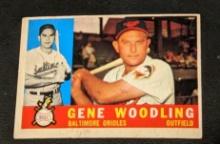 1960 Topps #190 Gene Woodling Vintage Baltimore Orioles Baseball Card