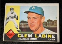 1960 Topps #29 Clem Labine Los Angeles Dodgers Vintage