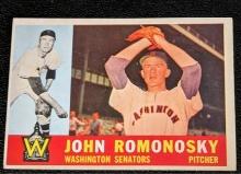 1960 Topps #87 John Romonosky Washington Senators Vintage Original