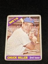 1966 Topps Chuck Hiller New York Mets Vintage Baseball Card #154