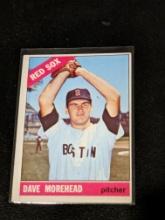 1966 Topps 135 Dave Morehead Boston Red Sox Vintage Baseball Card