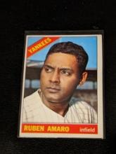 Vintage 1966 Topps Ruben Amaro #186 - New York Yankees