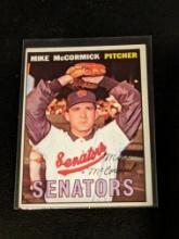 1967 Topps Baseball #86 Mike McCormick Vintage Washington Senators Baseball Card