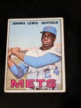 1967 Topps Johnny Lewis #91 - New York Mets - Vintage