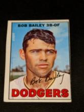 1967 Topps #32 Bob Bailey Los Angeles Dodgers Vintage Baseball Card