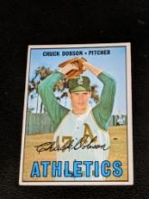Chuck Dobson 1967 Topps Baseball #438