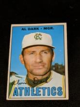 1967 Topps #389 Al Dark Kansas City Athletics Vintage Baseball Card