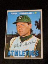 1967 Topps #227 Paul Lindblad Kansas City Athletics Vintage Baseball Card