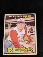 1967 Topps #80 Jim Maloney Cincinnati Reds MLB Vintage Baseball Card