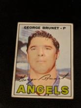 1967 Topps #122 George Brunet California Angels MLB Vintage Baseball Card