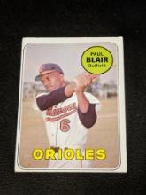 1969 Topps #506 Paul Blair Baltimore Orioles Vintage Baseball