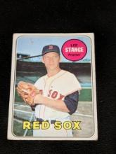 1969 Topps #148 Lee Stange Boston Red Sox Vintage Baseball Card