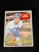 1969 Topps #161 John Purdin Los Angeles Dodgers Vintage Baseball Card
