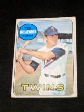 1969 Topps #194 Ted Uhlaender Minnesota Twins Vintage Baseball Card