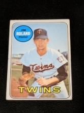1969 Topps Jim Roland #336 Minnesota Twins Vintage MLB Baseball Card