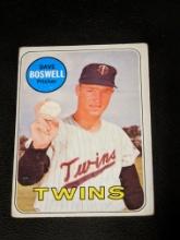 VINTAGE DAVE BOSWELL #459 MINNESOTA TWINS - 1969 TOPPS MLB BASEBALL