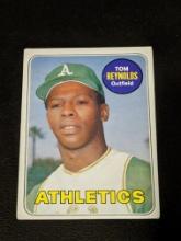 VINTAGE TOM REYNOLDS #467 OAKLAND ATHLETICS - 1969 TOPPS MLB BASEBALL