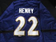 DERRICK HENRY SIGNED AUTOGRAPHED JERSEY WITH COA