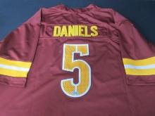 JAYDEN DANIELS SIGNED AUTOGRAPHED JERSEY WITH COA