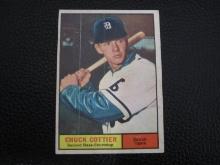 1961 TOPPS #13 CHUCK COTTIER TIGERS VINTAGE